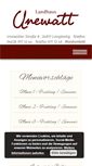 Mobile Screenshot of landhaus-unewatt.de